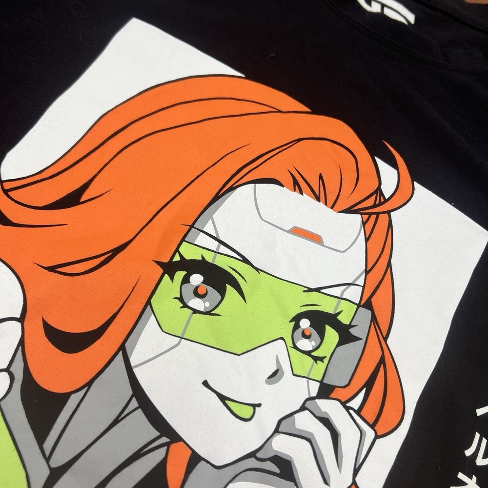 Android 69 GamerSupps Waifu S.69 Men's Black XL T-Shirt RARE Anime NWOT